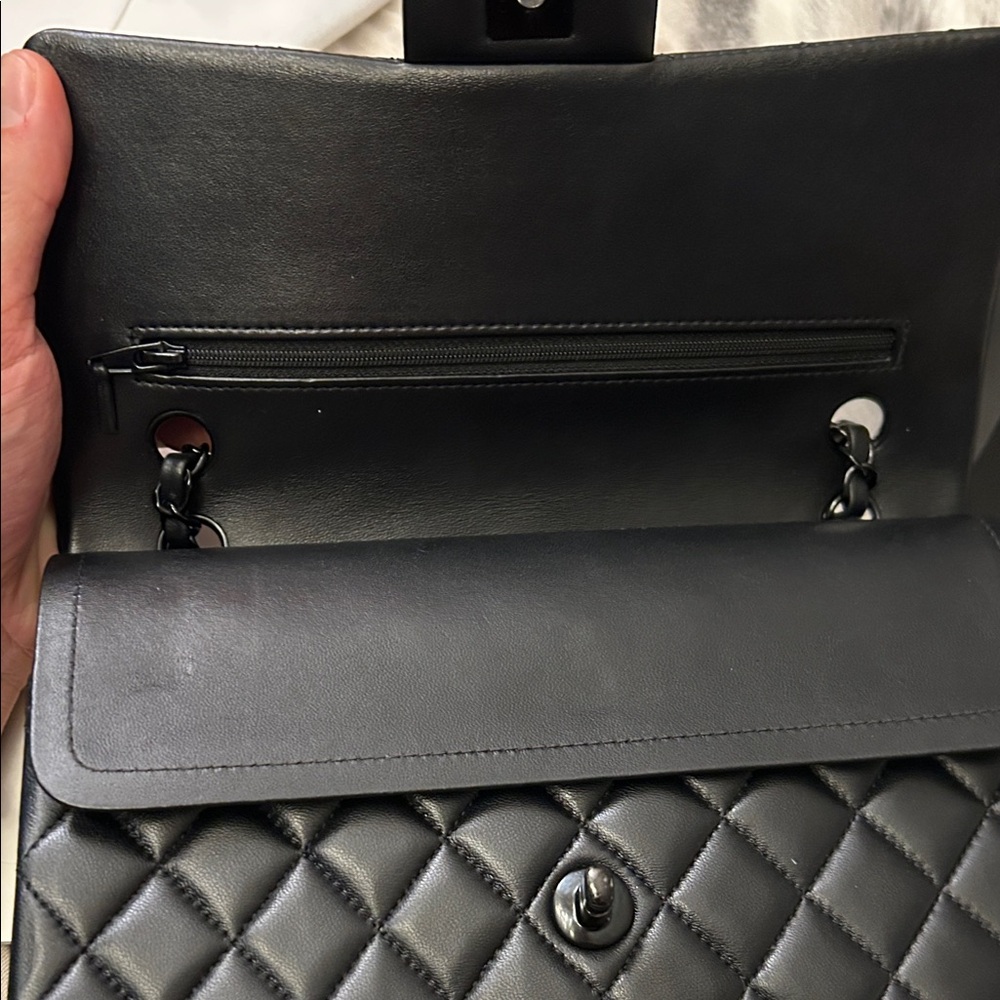 Chanel Classic Flap “ So Black “ Small - Picture 6 of 11